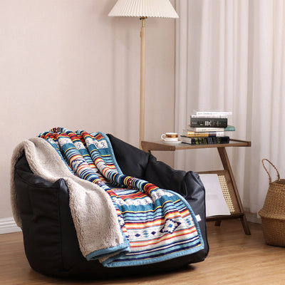 Winter Soft Geometric Throw Blanket