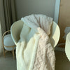 Polyester Soft Solid Sofa Throw Blanket