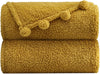 GREEN ORANGE Throw Blanket for Couch