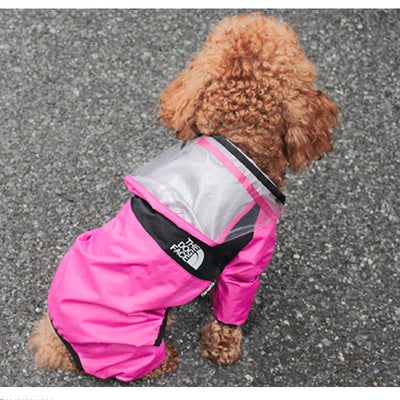 Dog Waterproof Raincoat with Cap